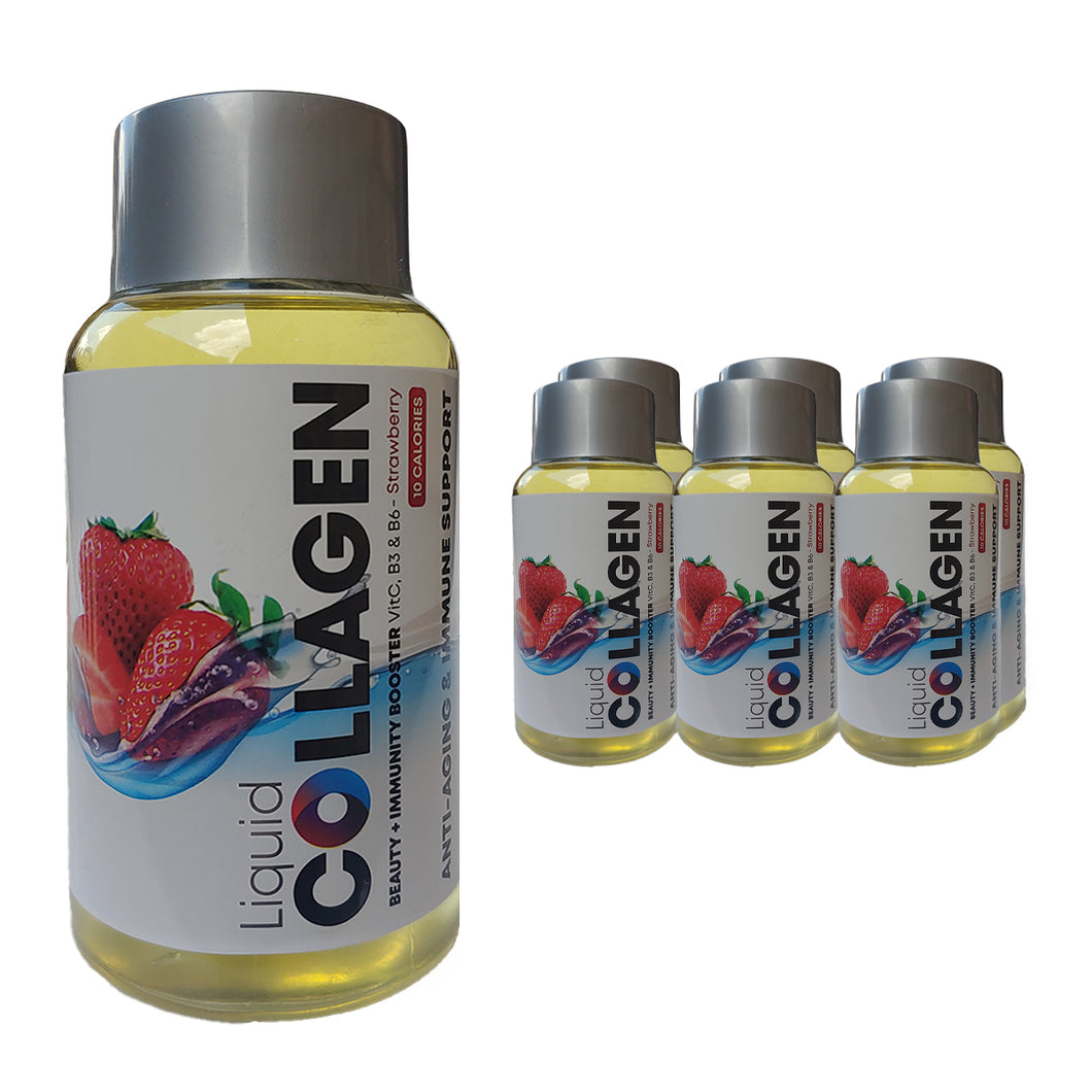 Liquid Collagen Strawberry 6x500ml